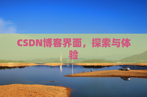 CSDN博客界面，探索与体验
